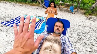 Labor Day was not in vain, especially for a passionate beach encounter