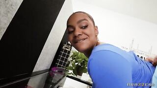 A girl is masturbating in front of her boss and colleague