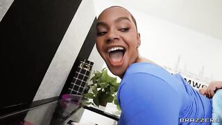 A girl is masturbating in front of her boss and colleague