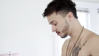 A man has sex with his wife at their home, it's very hot