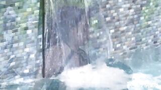 The seductive pool boy fucks with the owner of the house