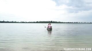 I caught a cock outdoors in a steamy bikini scene