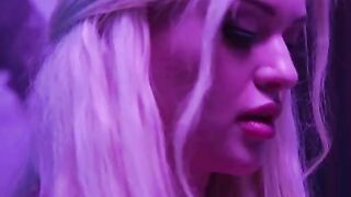 The busty blonde London Laurent gets fucked by a pilot in the bedroom