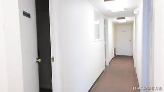 Hot nurse-assistant from assisted living gets her asshole gapped