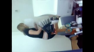 A hot Kazakh teacher is fucking with her colleague in a steamy scene