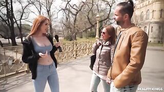 Two redheads have great sex with each other in an intimate moment
