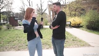 Two redheads have great sex with each other in an intimate moment