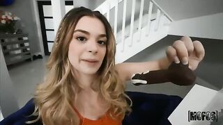 The man gently licks the pussy of the young baby Molly Little