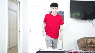 Sexy Latina auntie seduced her nice nephew to fuck her