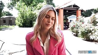 A man fucked his blonde lover in dedication to their passion