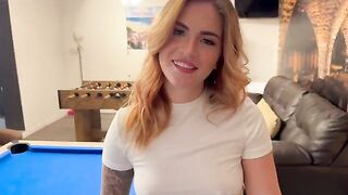 A bet lost, and the pool table became a place for intimacy