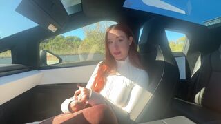 In cybertruck, I'm gonna give you a blowjob