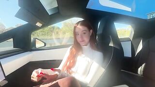 In cybertruck, I'm gonna give you a blowjob
