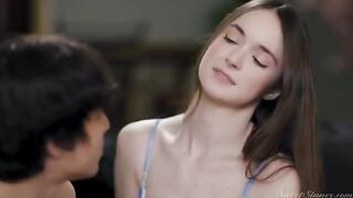 Romantic teen sex with sweet droplets of lust