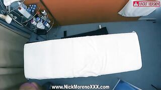 Lucky masseur fucked sexy 19 y.o. girl with huge boobs