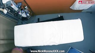 Lucky masseur fucked sexy 19 y.o. girl with huge boobs