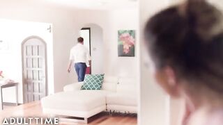 I caught my husband jerking off all by himself with Liv Revamped, in a steamy scene