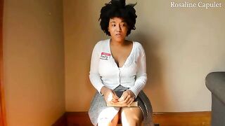 A woman with a sexual addiction problem, Rosaline Capulet, masturbates