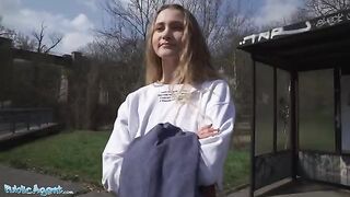 Ivi Rein, the Russian beauty, gets fucked outdoors for cash in this steamy scene
