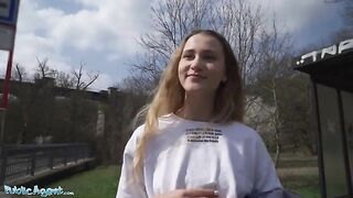 Ivi Rein, the Russian beauty, gets fucked outdoors for cash in this steamy scene