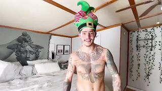 HomeMade Christmas Creampie with the hot Angelrawww, a present for all