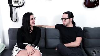 Kylei's first porn video with VegasOfCrowley!