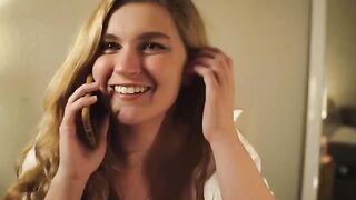 Your girlfriend fucks with you through the phone