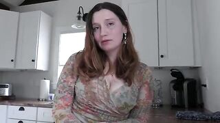 Step mom with big tits gives you a birthday blowjob in POV style