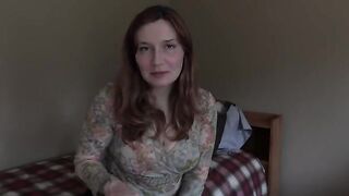 Step mom with big tits gives you a birthday blowjob in POV style