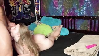 A beautiful cumpetite girl fucked by her teacher in HD