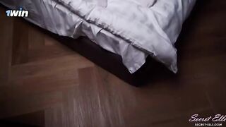 A girl has dirty thoughts and does something about it