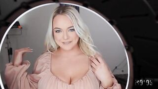 You'd better play with my dick! - hot blondie in POV action