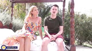 A blowjob in the mouth with a guy who loves to love deeply
