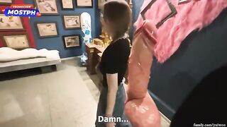 The guy seduced a modest girl who loves huge cocks
