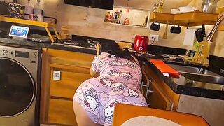 My boyfriend came home from the gym and fucked me hard