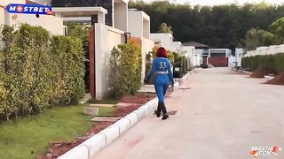 Cosplay sex with a passionate redhead amateur