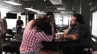 Not in public places, but at the club it was okay