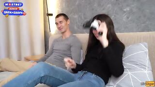 The husband suggested to his friend to fuck his wife in a steamy encounter