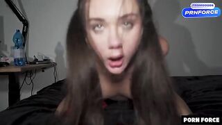 No mercy for her pussy, a rough fuck with intense passion and screaming