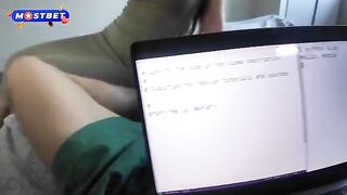 Distracting companion while studying? Maybe a rough, hard session?