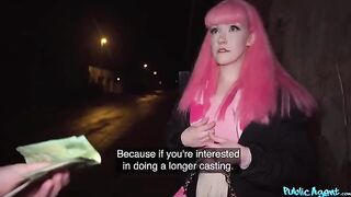 A young girl was forced to do a blowjob with a stranger