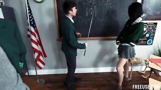 An actor shamelessly exposes his talents in a vulgar way