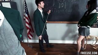 An actor shamelessly exposes his talents in a vulgar way