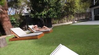 We bought a summer house and fucked on the lawn