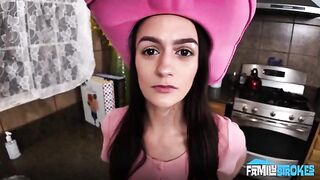 A man fucked a girl in cowgirl pose on his dick