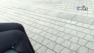An amateur guy shows his cock to the camera for the first time