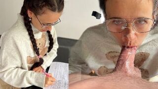 A lesson learned in the classroom with a hot 18-year-old