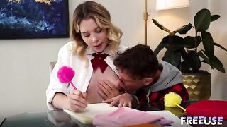 Payment to the tutor was made, and the lesson continued with passion
