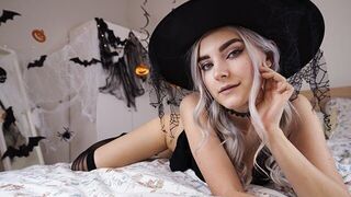 A cute witch waits for a magical and hot sex - HD porn
