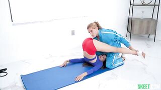 Instead of running on the treadmill, I fucked with brunette